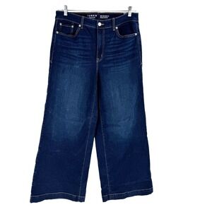 Torrid Feel the Fit High Rise Wide Leg Vintage Stretch Jeans Womens 14 Dark Wash